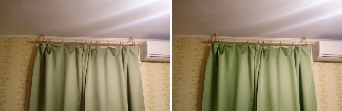 Химчистка зеленых штор Химчистка зеленых штор